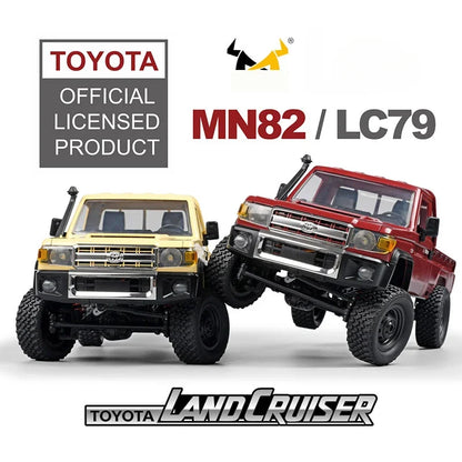 Upgraded MN82 RC Car 1/12 Metal Parts Pick Up 2.4G 4WD Off-road Crawler Remote Control Vehicle Toys for Children Kids