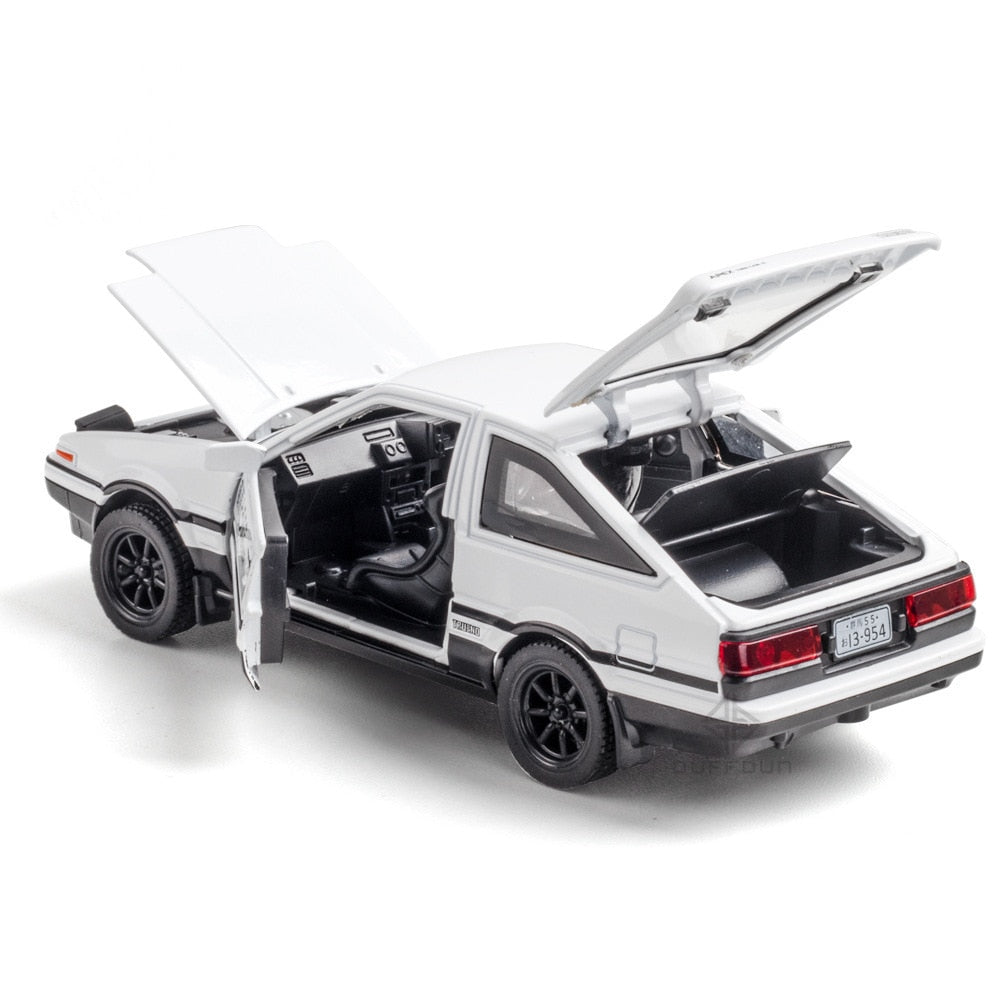 Toyota AE86 1:32 Alloy Car Models Toy / Diecast Initial D - Pull Back Toys